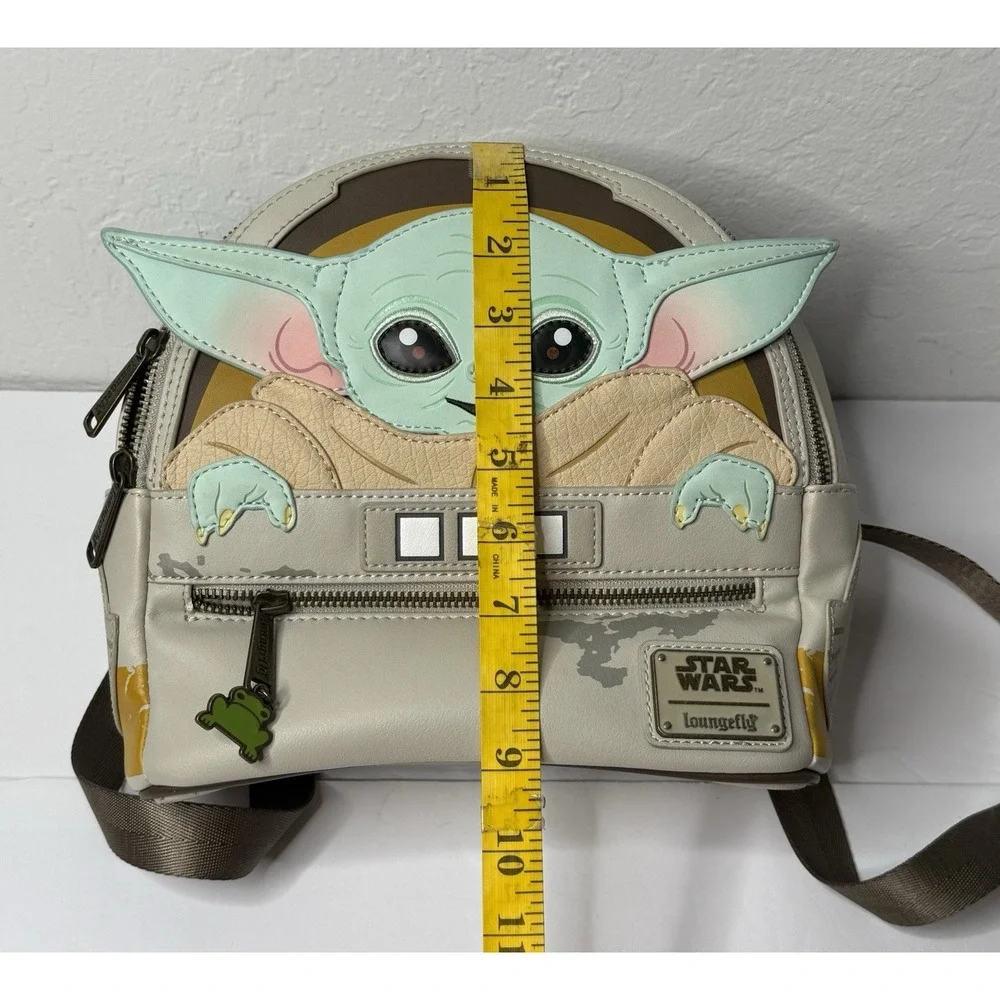 Loungefly Star Wars The Child Grogu Baby Yoda Mini Backpack Tan Teens Disney